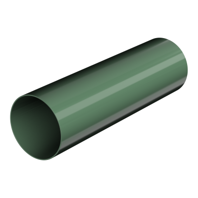 ТН ОПТИМА 120/80 мм, водосточная труба (1.5 м), зеленый, шт. - 1